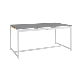 Luxur Living Kadti White Outdoor Dining Table