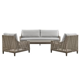 Luxur Living Kanka Gray 4pc Outdoor Conversation Set