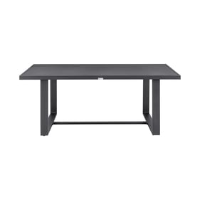 Luxur Living Ambikapur Dark Grey Outdoor Patio Dining Table