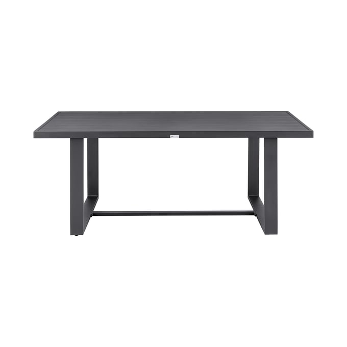 Luxur Living Ambikapur Dark Grey Outdoor Patio Dining Table LUX-840254333000