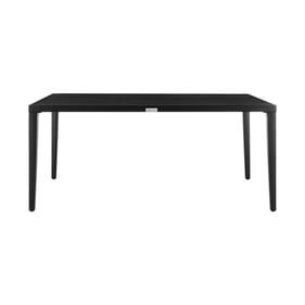 Luxur Living Adsul Black Outdoor Patio Dining Table