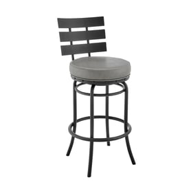 Luxur Living hajam Grey Swivel Counter Stool