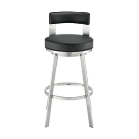 Luxur Living Ekalara Black Swivel Counter Stool