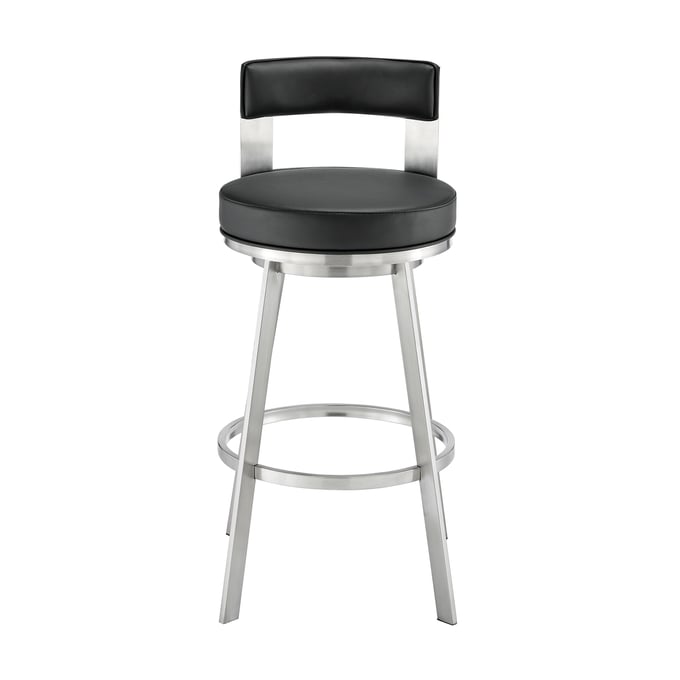 Luxur Living Ekalara Black Swivel Counter Stool LUX-840254335455