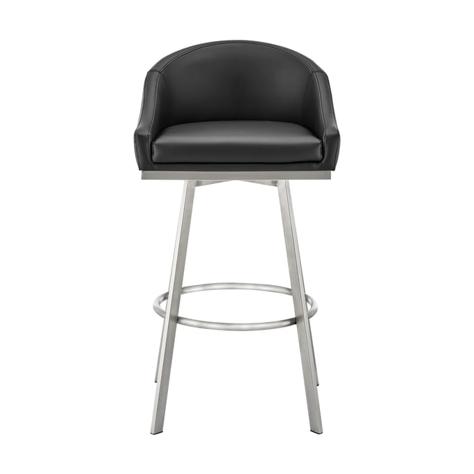 Luxur Living Hata Black Swivel Bar Stool LUX-840254335707