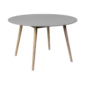 Luxur Living Kasali Light Eucalyptus Round Outdoor Patio Dining Table