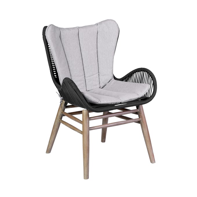 Luxur Living Chatari Light Eucalyptus Outdoor Patio Dining Chair LUX-840254335967