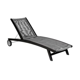 Luxur Living Bhandaraj Light Eucalyptus Outdoor Patio Chaise Lounge Chair