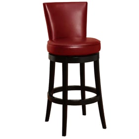 Luxur Living Balapur Red 30 Inch Bar Height Swivel Stool