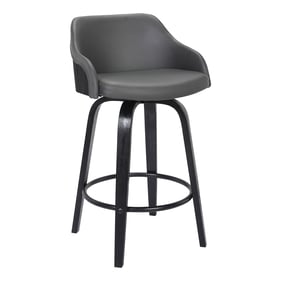 Luxur Living Agdad Gray 30 Inch Bar Height Stool