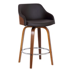 Luxur Living Agdad Brown 26 Inch Counter Height Stool