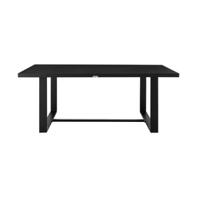 Luxur Living Agikhed Black Outdoor Patio Dining Table