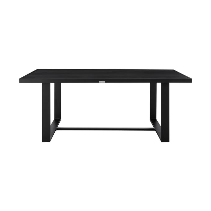 Luxur Living Agikhed Black Outdoor Patio Dining Table LUX-LCAFDIBL