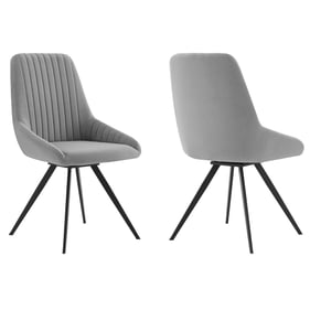 2 Luxur Living Ajalsonda Gray Dining Room Chairs