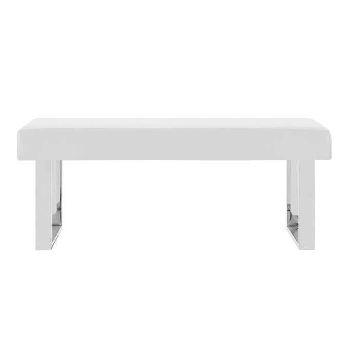 Luxur Living Akhatwada White Bench LUX-LCAMBEWHBCH