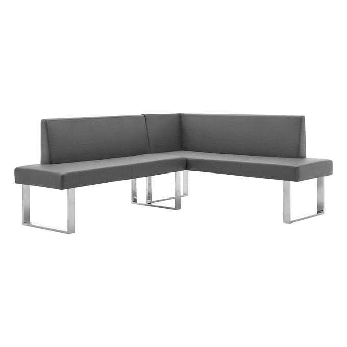 Luxur Living Akhatwada Gray Dining Bench LUX-LCAMCOGRSF