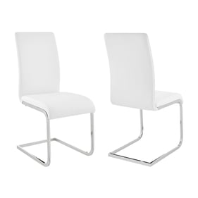 2 Luxur Living Akhatwada White Side Chairs