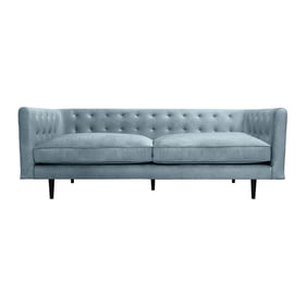 Luxur Living Alyarpur Blue Velvet Sofa