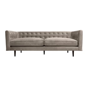 Luxur Living Alyarpur Gray Velvet Sofa