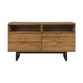 Luxur Living Agaskhed Brown 4 Drawer Dresser