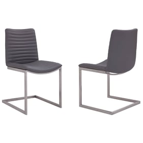 2 Luxur Living Amanatpur Gray Dining Chairs