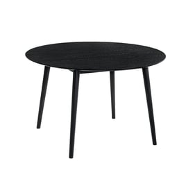 Luxur Living Amba Black 48 Inch Round Dining Table