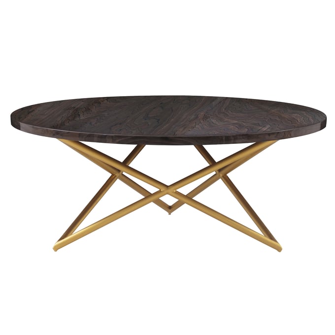 Luxur Living Anjanwadi Brown Coffee Table LUX-LCATCOBRGLD