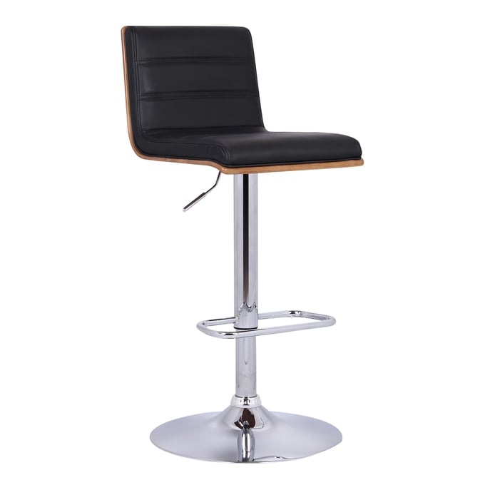 Luxur Living Apoti Black Swivel Bar Stool LUX-LCAUBAWABL