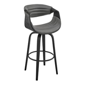 Luxur Living Andh Gray Black 26 Inch Counter Stool