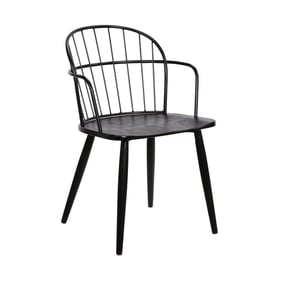 Luxur Living Balegaon Black Side Chair