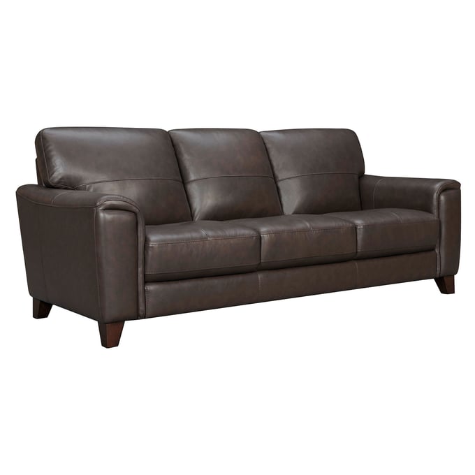 Luxur Living Bahadurpur Espresso 87 Inch Arm Sofa LUX-LCBE3ES