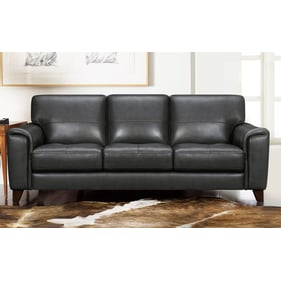 Luxur Living Bahadurpur Pewter 87 Inch Arm Sofa