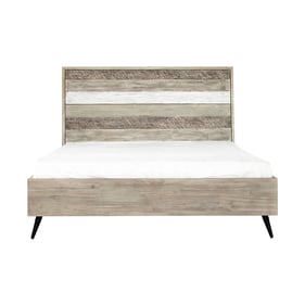 Luxur Living Balsond Two Tone Grey King Platform Bed