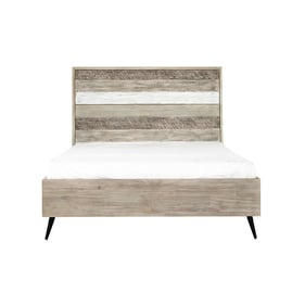 Luxur Living Balsond Two Tone Grey Queen Platform Bed