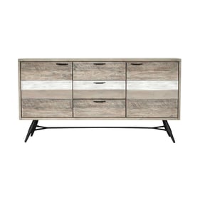 Luxur Living Balsond Two Tone Grey Sideboard Buffet Cabinet