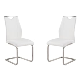 2 Luxur Living Balla White Dining Chairs