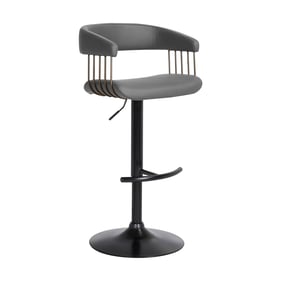 Luxur Living Bel Grey Adjustable Bar Stool