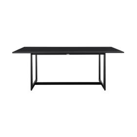 Luxur Living Bhagwati Black Outdoor Patio Dining Table