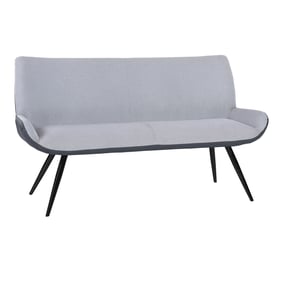 Luxur Living Bhokar Back Gray Gray Bench