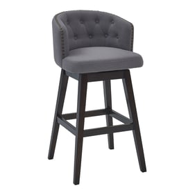 Luxur Living Bhakare Gray 26 Inch Counter Height Stool