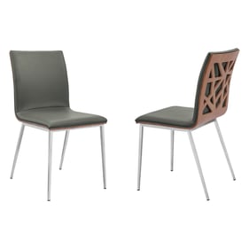 2 Luxur Living Birsingpur Gray Dining Chairs