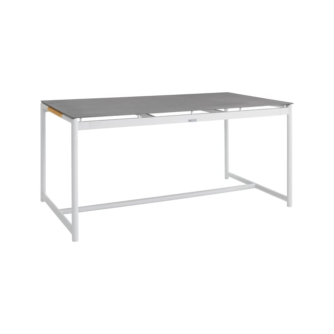 Luxur Living Bibthar White Outdoor Dining Table LUX-LCCRDIWH