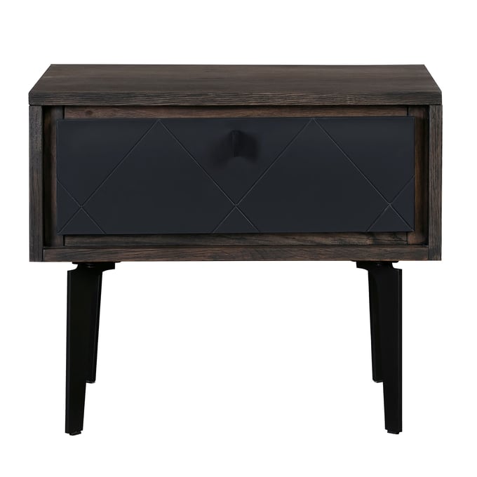 Luxur Living Bibgavhan Dark Gray Nightstand LUX-LCCRLAOA