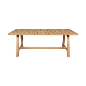 Luxur Living Bodkhi Blonde Light Brown Outdoor Dining Table