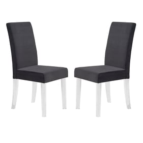 2 Luxur Living Bolda Black Dining Chairs