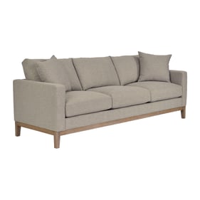 Luxur Living Borkhadi Platinum Gray 93 Inch Upholstered Sofa