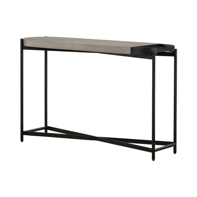 Luxur Living Borwakadi Black Gray Console Table LUX-LCDUCNBLCC