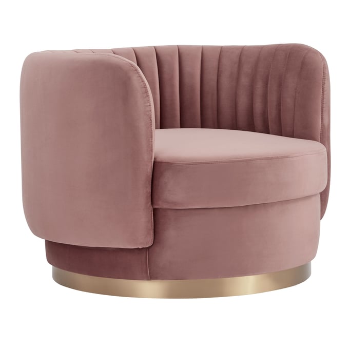 Luxur Living Borala Blush Accent Chair LUX-LCDVCHBLUSH