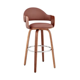 Luxur Living Boralwadi Brown 26 Inch Bar Stool