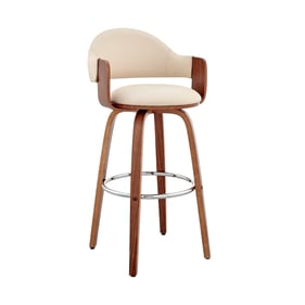 Luxur Living Boralwadi Cream 26 Inch Bar Stool